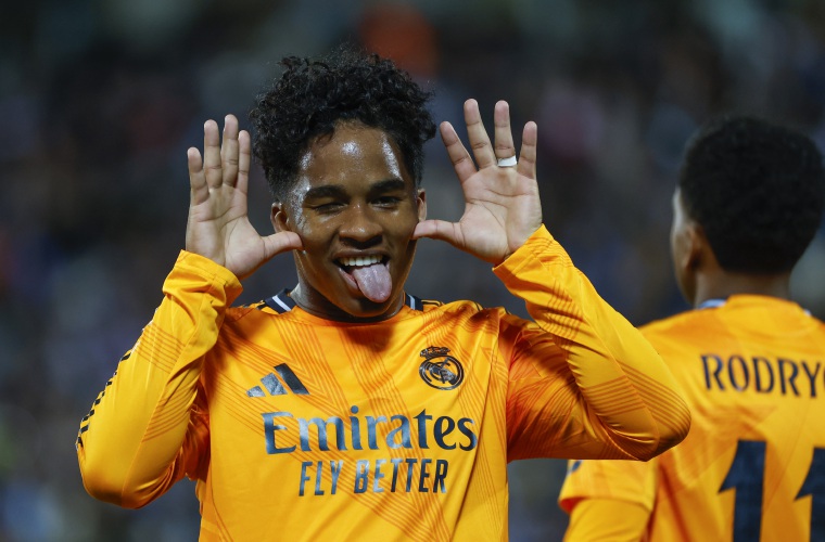 Endrick marcó para el Real Madrid.