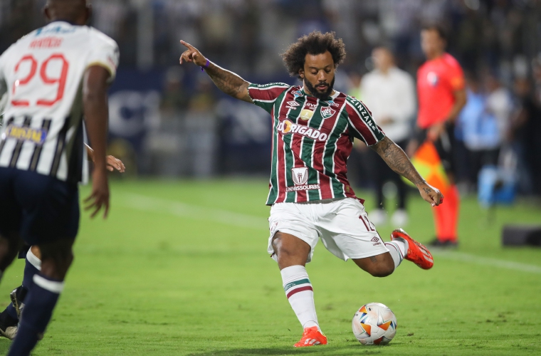 Marcelo brilló como lateral izquierdo.