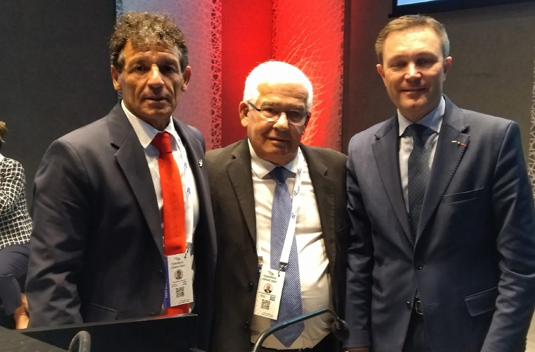 José Manuel Peláez (c), presidente de la Copaci.