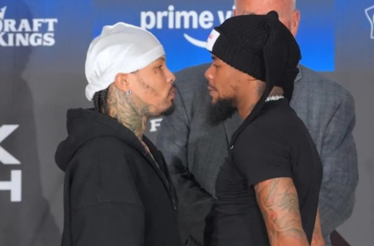 Gervonta Davis (izq.) y Lamont Roach.