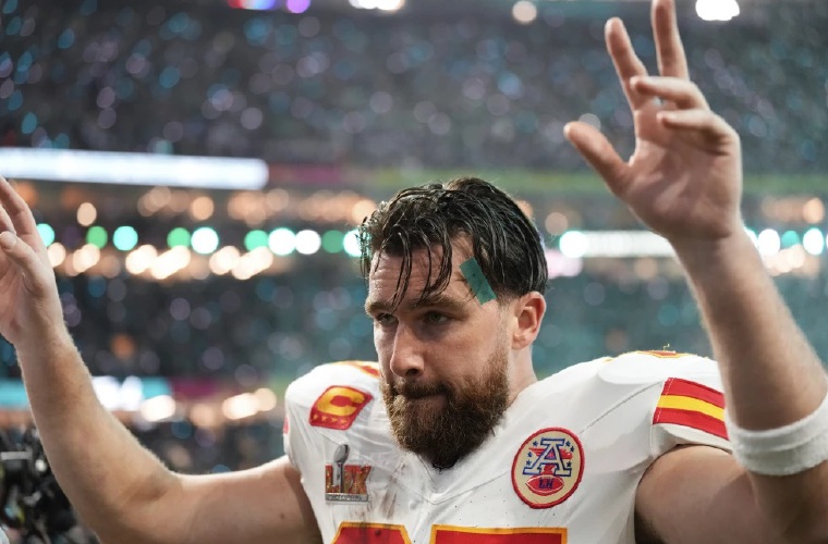 Travis Kelce, Tight End de Kansas City. 