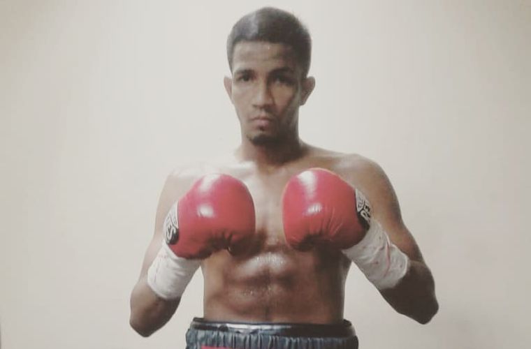 Boxeador panameño Azael ‘Candelilla’ Villar.