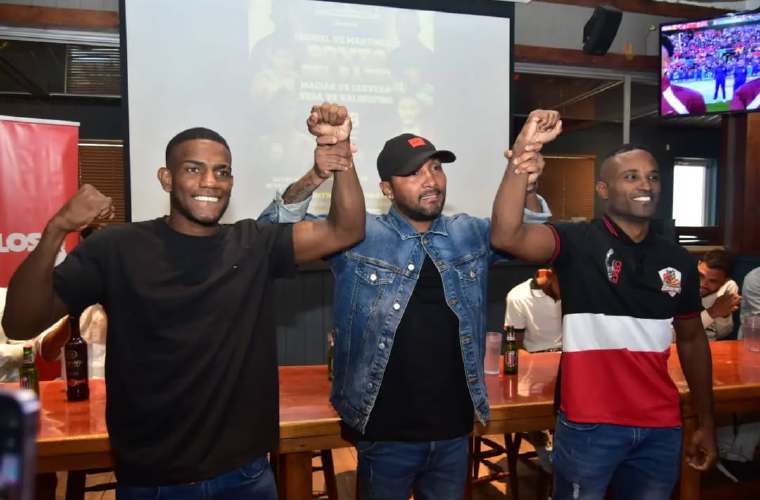 Fernando Martínez (der.) formará parte de la función 'Boxing Summer Fest' del próximo sábado 29 de marzo en los jardines del hotel El Panamá.