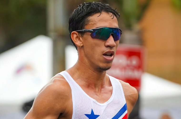 Atleta panameño Yassir Cabrera.