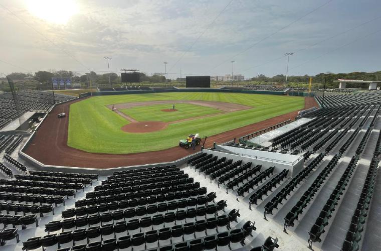 Vista panorámica del Estadio Mariano Rivera, ubicado en la Chorrera, provincia de Panamá Oeste.