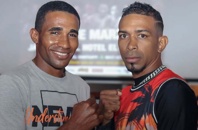 Samuel Moreno (i) y Tony Gómez.