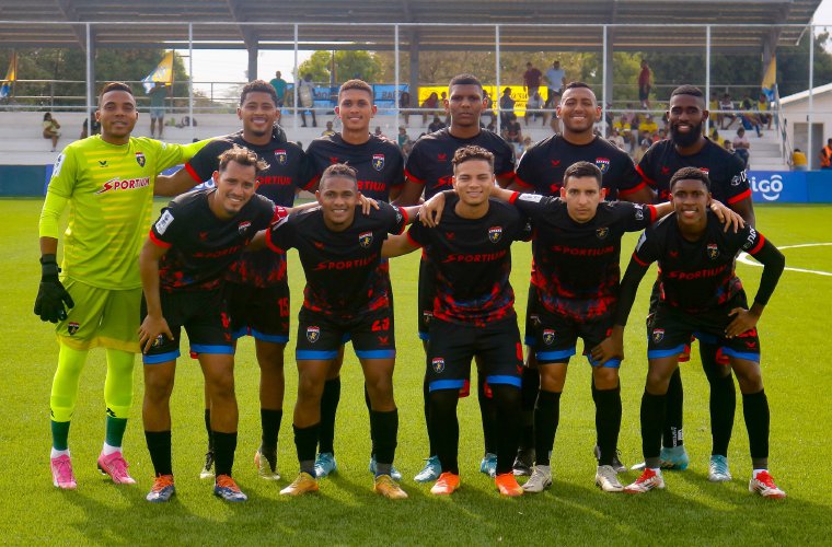 El once titular del Plaza Amador que salió ante el Herrera FC, en Los Milagros.