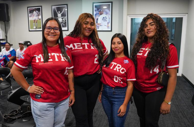 Jugadoras de Panamá Metro.