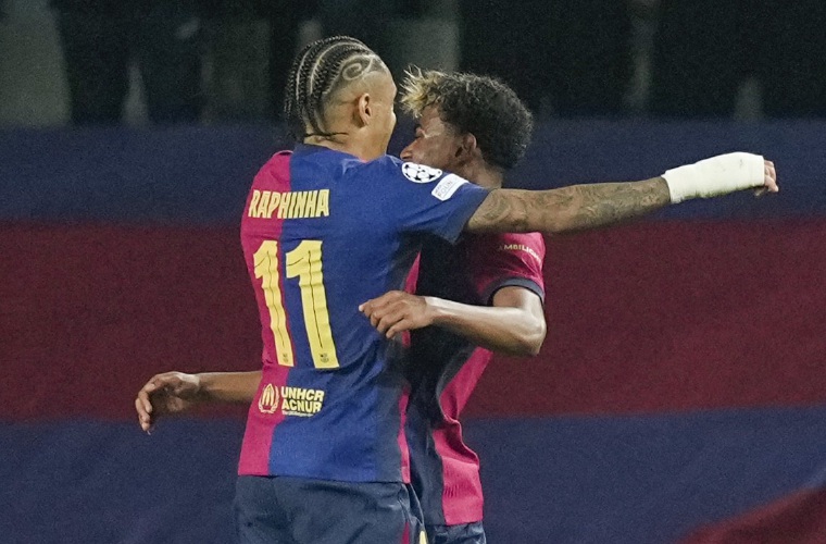 Lamine Yamal y Raphinha hicieron estragos.