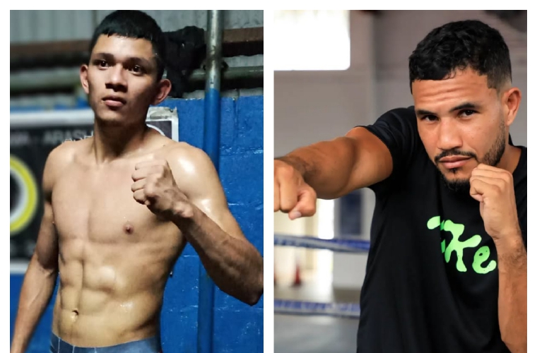 Maximiliano ‘Hammer’ Bonilla (izq.) e Hibrahim ‘El Zan’ Valdespino se enfrentarán en el pleito estelar de la función Guantes de Acero 30.