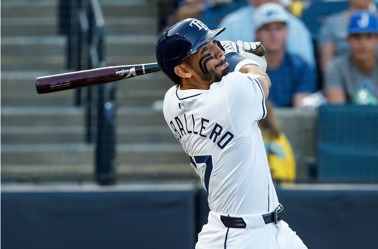 José Caballero, jugador de Tampa Bay.