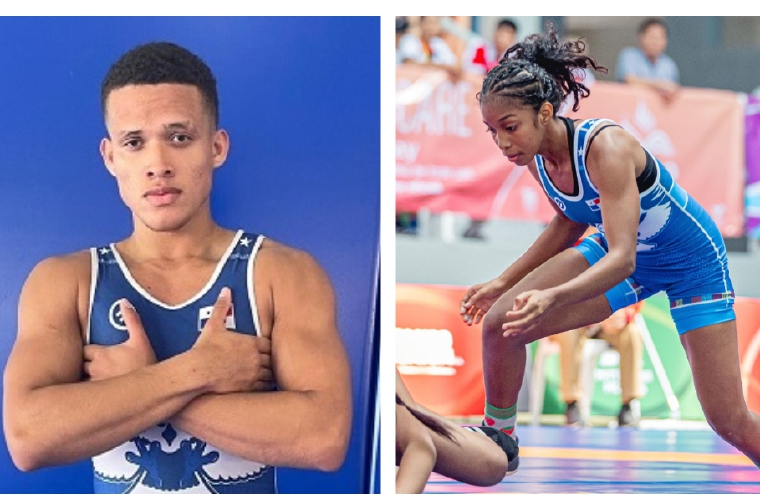 Los atletas clasificados a los Panamericanos Jr. son Gabriel Lee y Jeanice Mejía (arriba), además de Yusneiry Agrazal y Royglen Temple (abajo).