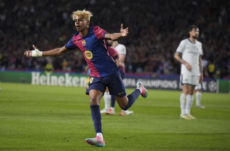 Lamine Yamal, la nueva estrella del Barcelona.