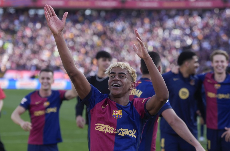Lamine Yamal, jugador del Barcelona.