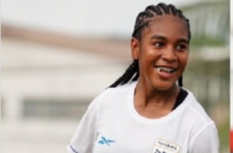 Sherline King anotó el gol de Panamá.
