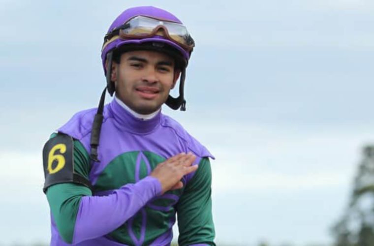 Jinete panameño Luis Sáez.