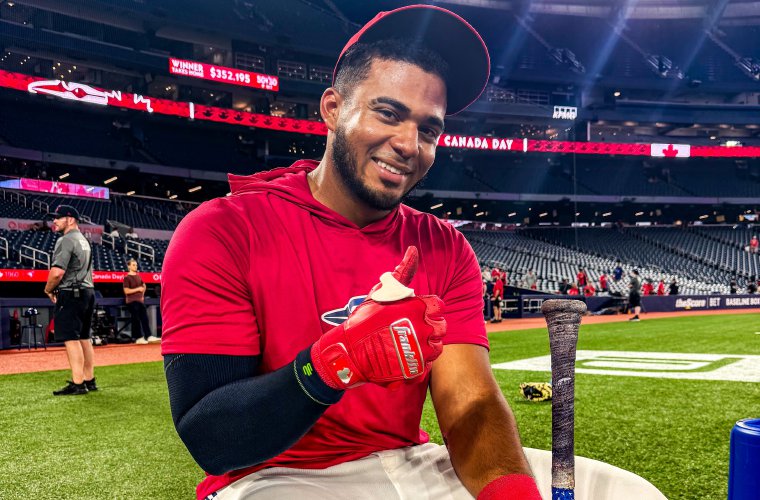 Leo Jiménez previo al juego de ayer.