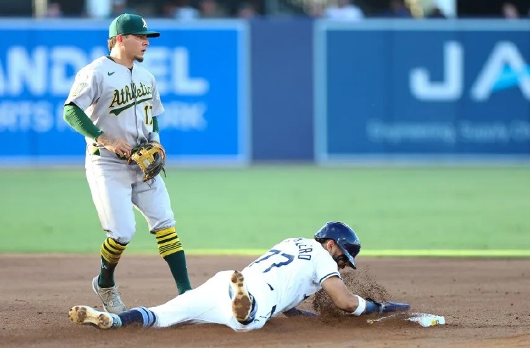 José Caballero, de los Rays de Tampa Bay.