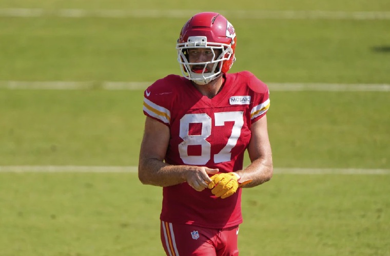 Travis Kelce, Tight End de los Chiefs.