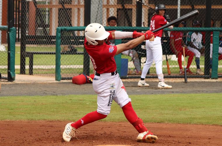 Práctica de la Preselección Nacional Sub-18 de Béisbol durante el día de ayer en la Academia Mariano Rivera, en La Chorrera, provincia de Panamá Oeste.