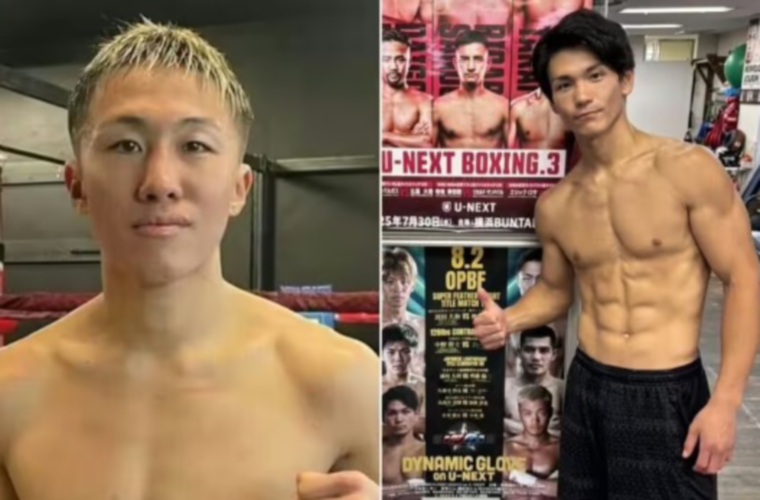 Hiromasa Urakawa (d) y Shigetoshi Kotari. 