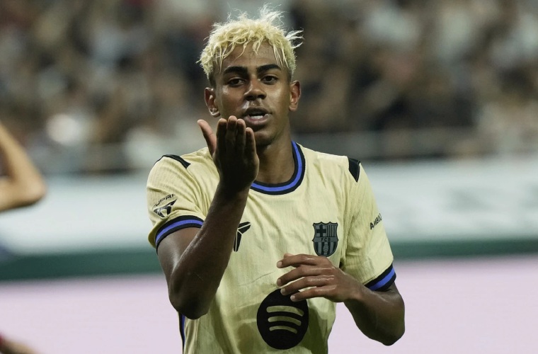 Lamine Yamal, del Barcelona.