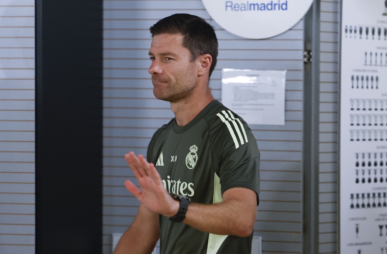 Xavi Alonso, técnico del Real Madrid.