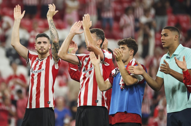 Jugadores del Athletic.
