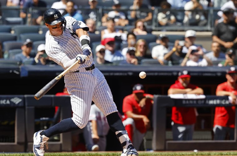 Aaron Judge conectó jonrón.