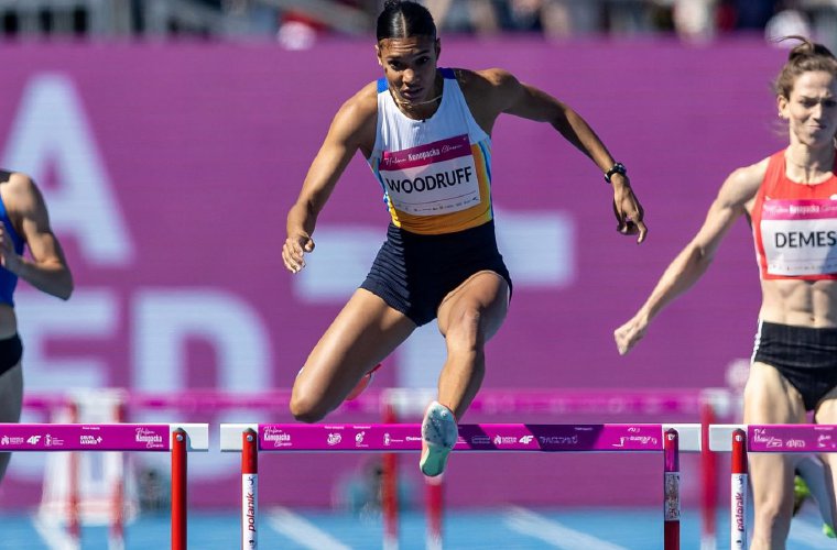 Gianna Woodruff ahora se alista para competir en el Mundial de Atletismo.