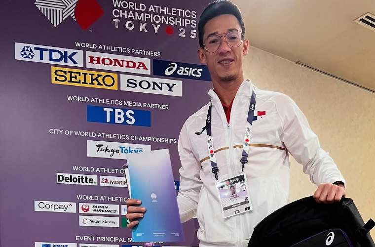 El atleta panameño Yassir Cabrera, quien competirá en la especialidad de los 35 kilómetros Marcha del mundial de Atletismo que se disputará en Japón.