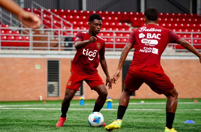 Entrenamiento de ayer de la Selección Sub-20 de Fútbol de Panamá que se prepara para los Juegos Deportivos Centroamericanos en Guatemala.