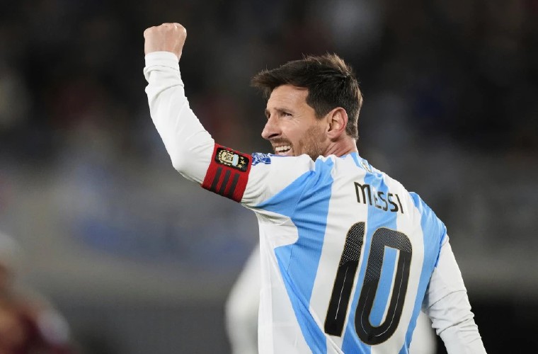 Lionel Messi, estrella de Argentina.