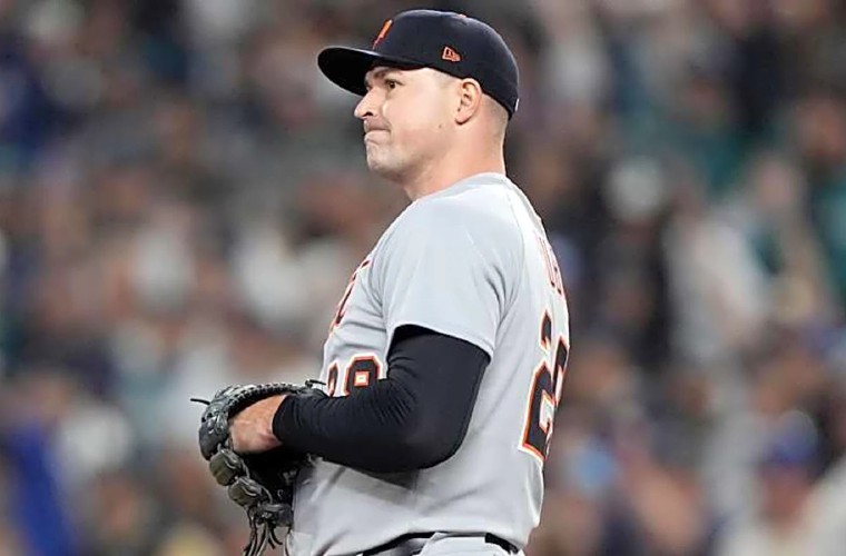 Lanzador Tarik Skubal.