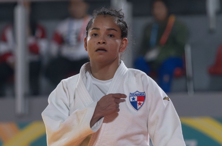 La atleta olímpica Kristine Jiménez, del judo, estará compitiendo en el día de hoy en los Juegos Deportivos Centroamericanos.