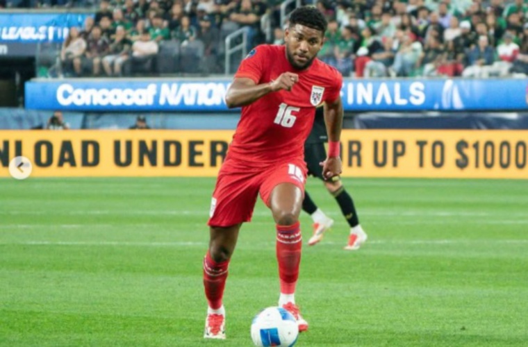 Carlos Harvey, de la selección de Panamá.