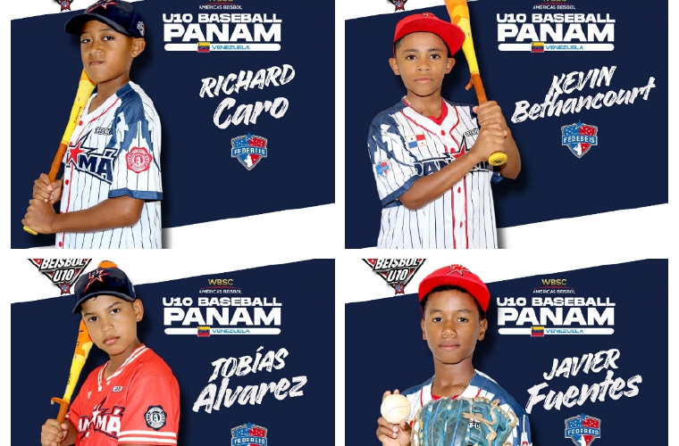 La selección nacional U-10 de Béisbol de Panamá esá integrada por 18 peloteritos.