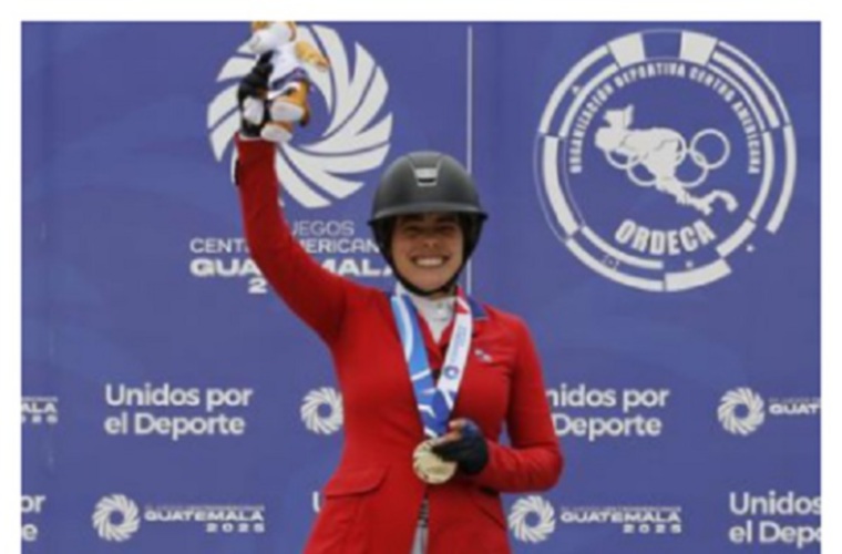 Clotilde Lewis, de la equitación, y Juan Miguel Martínez, de la halterofilia.