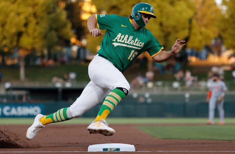 Nick Kurtz, de los Atléticos.