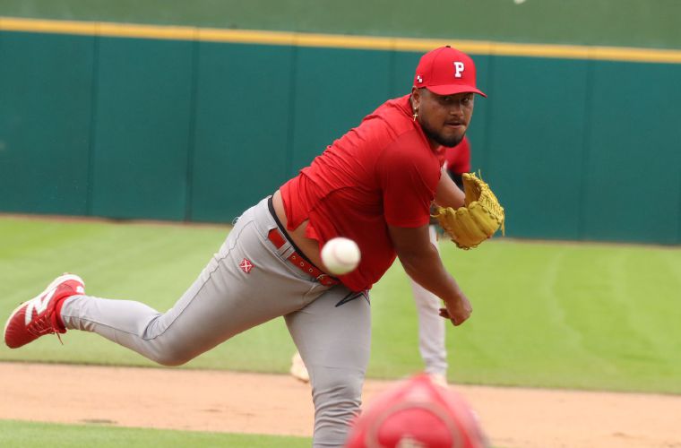 Jaime Barría, lanzador panameño.