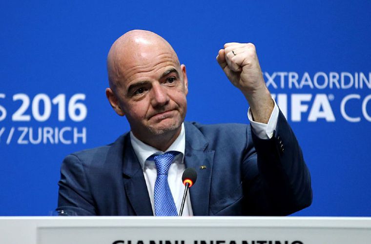Gianni Infantino, presidente de la FIFA.