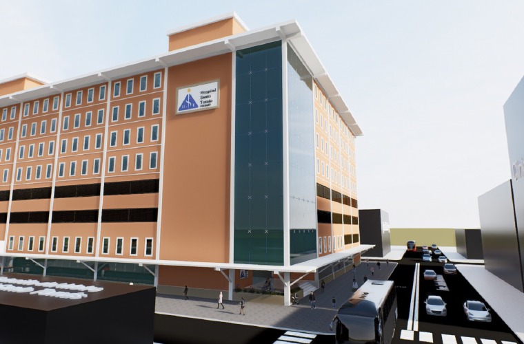 Modelo del nuevo edificio.