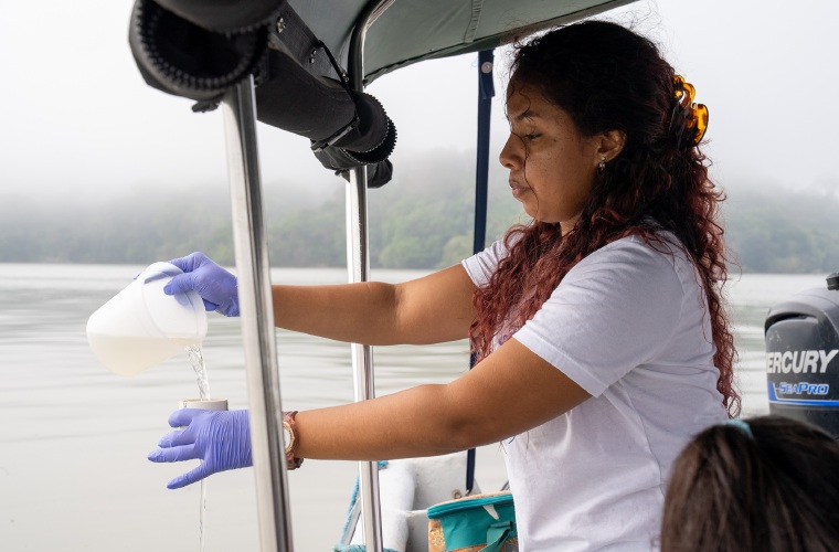 El proyecto financiado revela la diversidad del plancton en el Canal de Panamá.