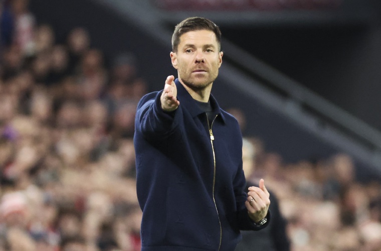 El técnico Xabi Alonso.