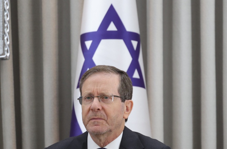 Imagen del presidente israelí, Isaac Herzog.