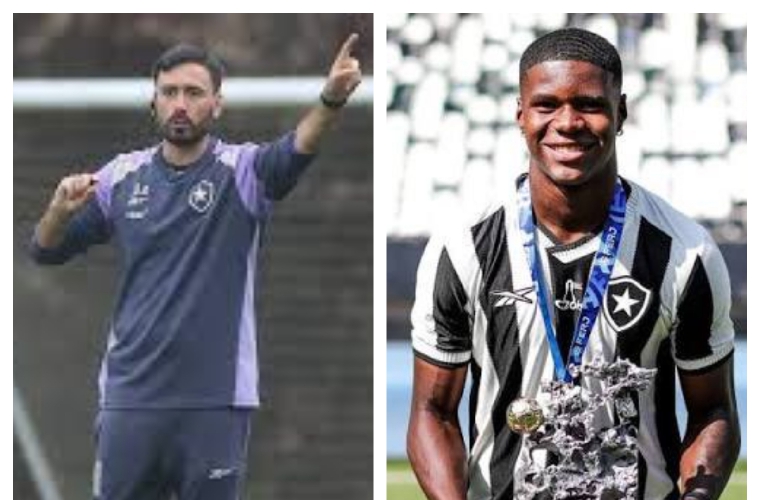 Davide Ancelotti (izq.), le dio la oportunidad al panameño Kadir Barría para que debutará en la primera división del fútbol brasileño.