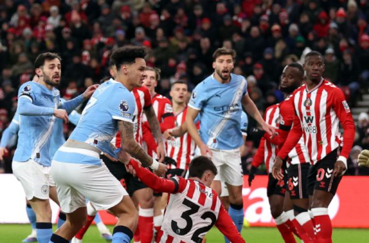 Partido del City y el Sunderland.