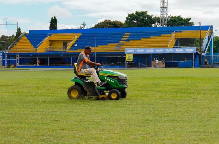 Panorámica del estadio Claudio Nieto, ubicado en la ciudad de Chitré, provincia de Herrera.