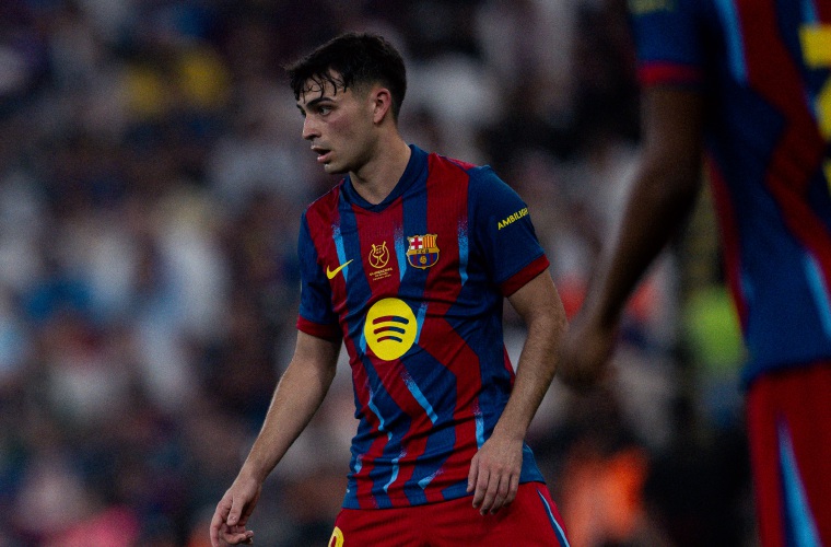 Pedri, volante español del FC Barcelona.