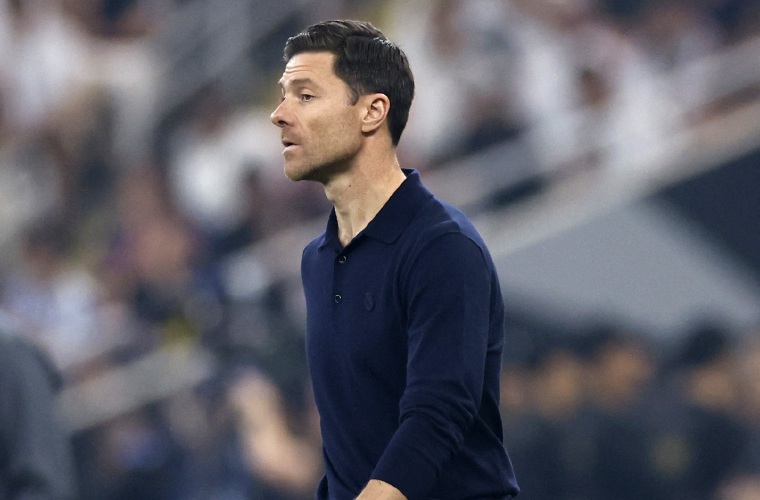 Xabi Alonso durante la final de la Supercopa.